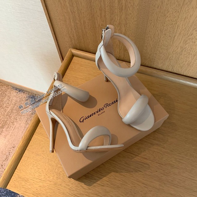 Gianvito Rossi專櫃款一字帶涼鞋 定制羊皮女士拖鞋 dx3602